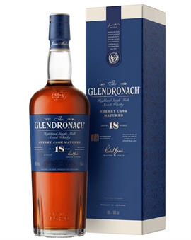 Glendronach 18 year old Rebranded Single Highland Malt Scotch Whisky 46%