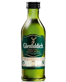 Glenfiddich Miniature 12 years old Our Signature Malt Single Malt Scotch Whisky 5 cl 40%