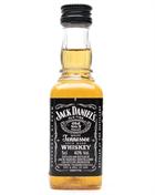 Jack Daniel's Old No 7 Miniature / Mini Bottle 5 cl Tennessee Sour Mash Whiskey 40%