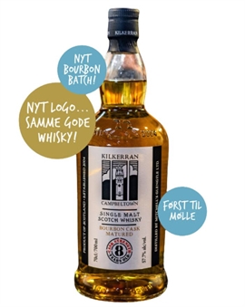 Kilkerran Glengyle 8 Years Old Bourbon Cask Matured Single Campbeltown Malt Scotch Whisky 57,7%