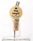 King George IV Keramik Bottle Pilot / Skænkeprop 