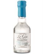 Le Gin Christian Drouin Miniature / Mini Bottle 5 cl Small Batch French Gin 42%