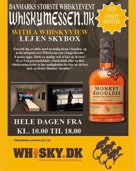  RENT A LARGE SKYBOX – Global Evolution Skybox - WHISKYMESSEN 2026 Kolding