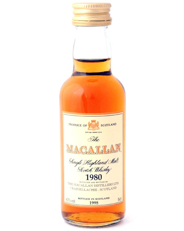 macallan whiskey 1980