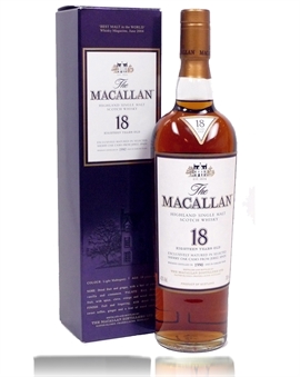 Macallan 18 year old Macallan Sherry Oak 1990 Single Speyside Malt Whisky 43%