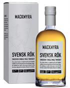 Mackmyra Svensk Rök Swedish Single Malt Whisky contains 70 centiliters with 46.1 percent alcohol