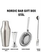 Nordic Bar Cocktail Giftbox in Steel