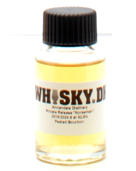 Sample 3 cl Annandale 2016/2024 Single Cask Private Release 8 year Exclusively for the Norseman Lowland Whisky 62,8%