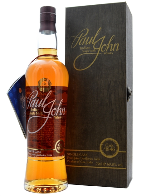 Paul John Single Cask 1846 Indian Single Malt Whisky India 60.8%