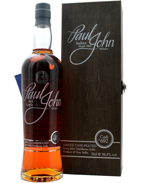 Paul John Peated Single Cask 692 Indian Single Malt Whisky India 58.5%