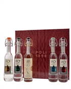 Poli Baby Pack Grappa Tasting Set 5x10cl 30-40%