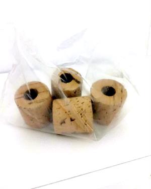 2 x cork stopper 3.1x3.1 cm