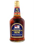 Pussers British Navy Blue Nelsons Blood Barbados Barbados Rum 40% ABV
