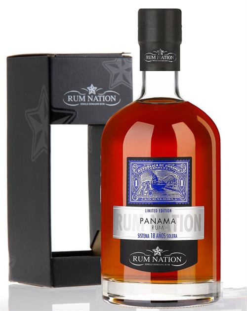 Rum Nation Panama 2018 Release Solera 18 yr Rum