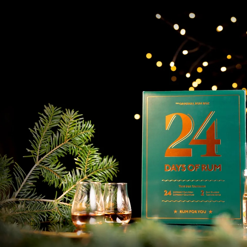 24 Days of Rum Green Edition rum advent calendar