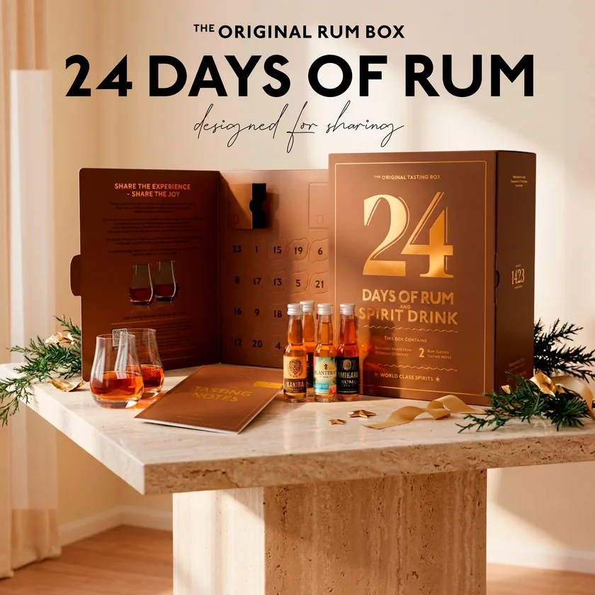 24 Days of Rum Mocha Edition rum advent calendar