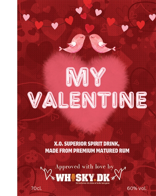 Valentines Heart Rum Edition No. 6 Cask Strength Edition XO Superior Spirit Drink Rum 60%