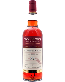 Woodrows of Edinburgh 1993/2026 A Cuban Distillery 32 year old Denmark Exclusive Caribbean Rum 58,8%